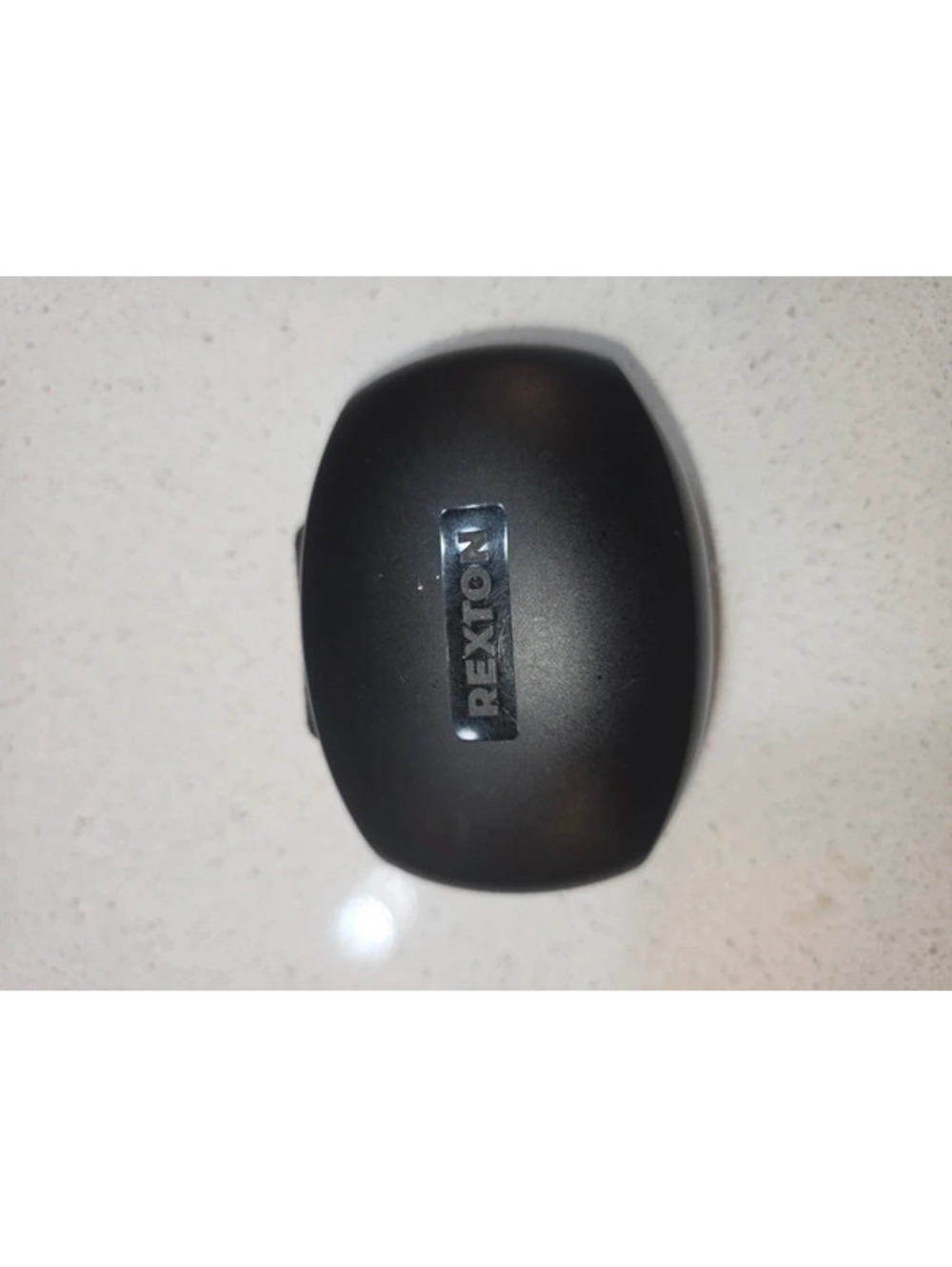 Plastic hearing aid storage case, Rexton brand